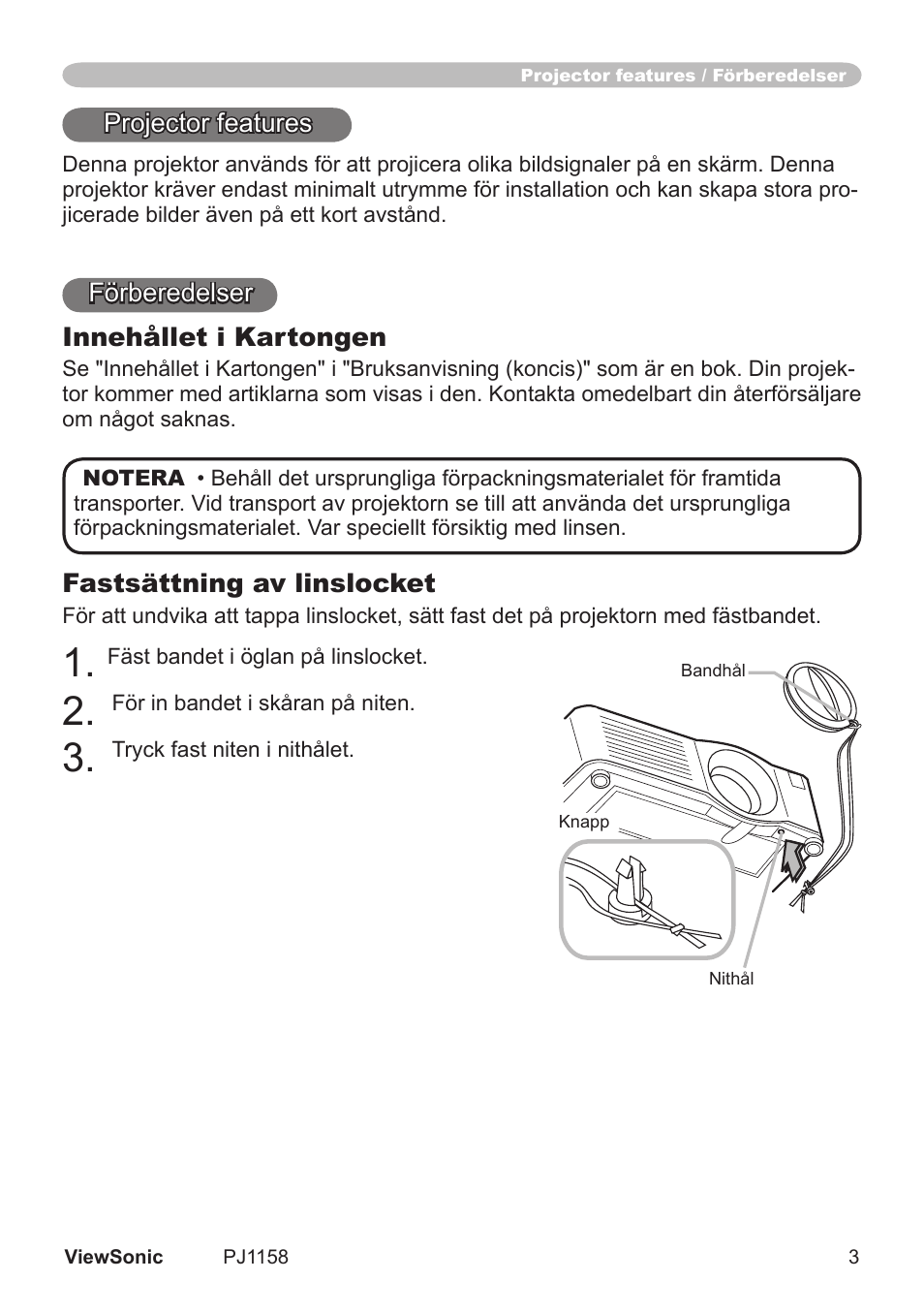VIEWSONIC VS11459 User Manual | Page 8 / 115