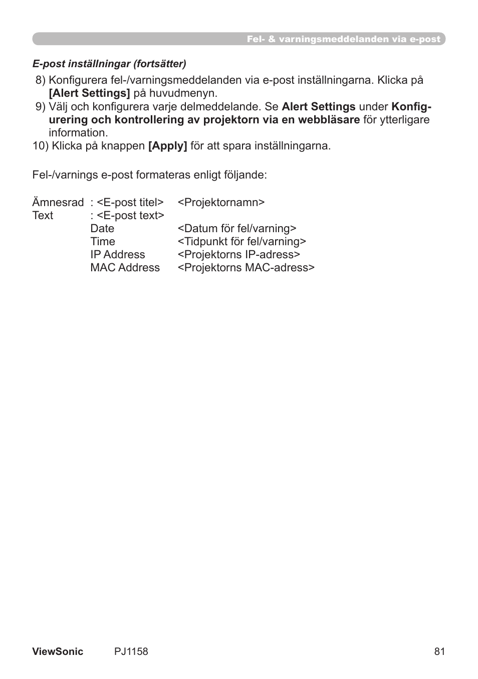 VIEWSONIC VS11459 User Manual | Page 86 / 115