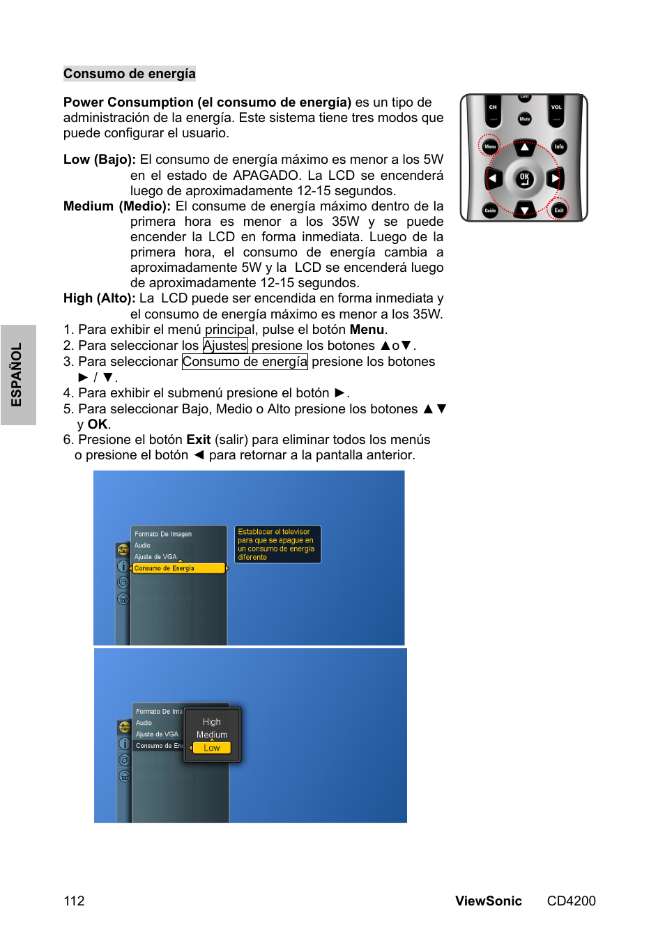 VIEWSONIC CD4200 User Manual | Page 119 / 149