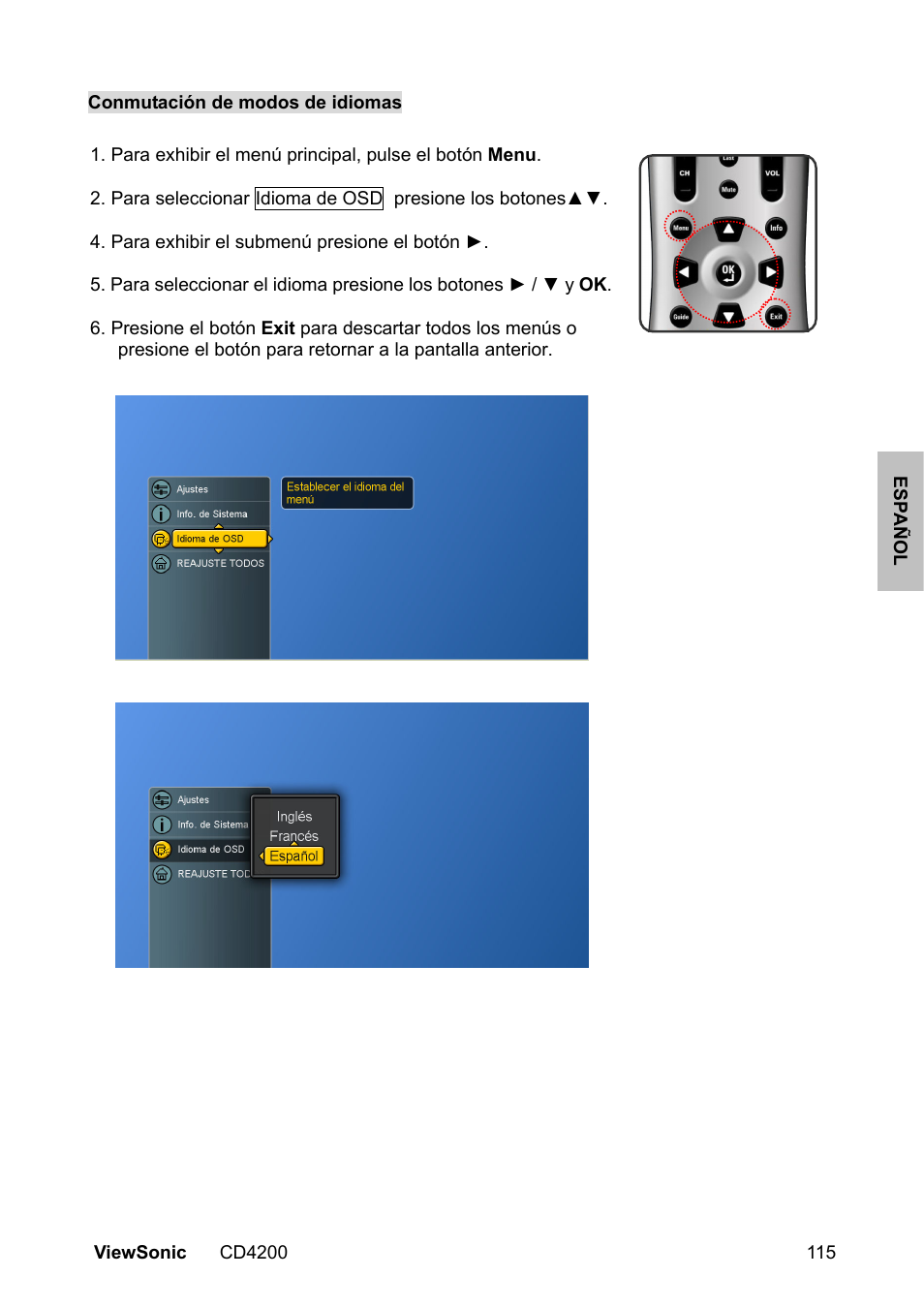 VIEWSONIC CD4200 User Manual | Page 122 / 149