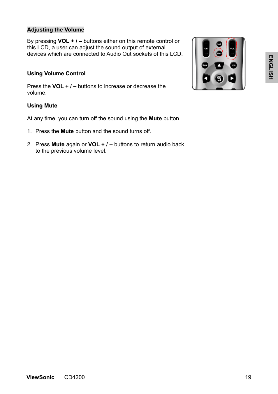 VIEWSONIC CD4200 User Manual | Page 26 / 149