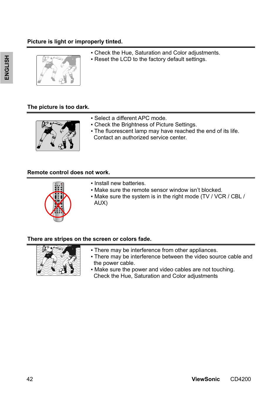 VIEWSONIC CD4200 User Manual | Page 49 / 149