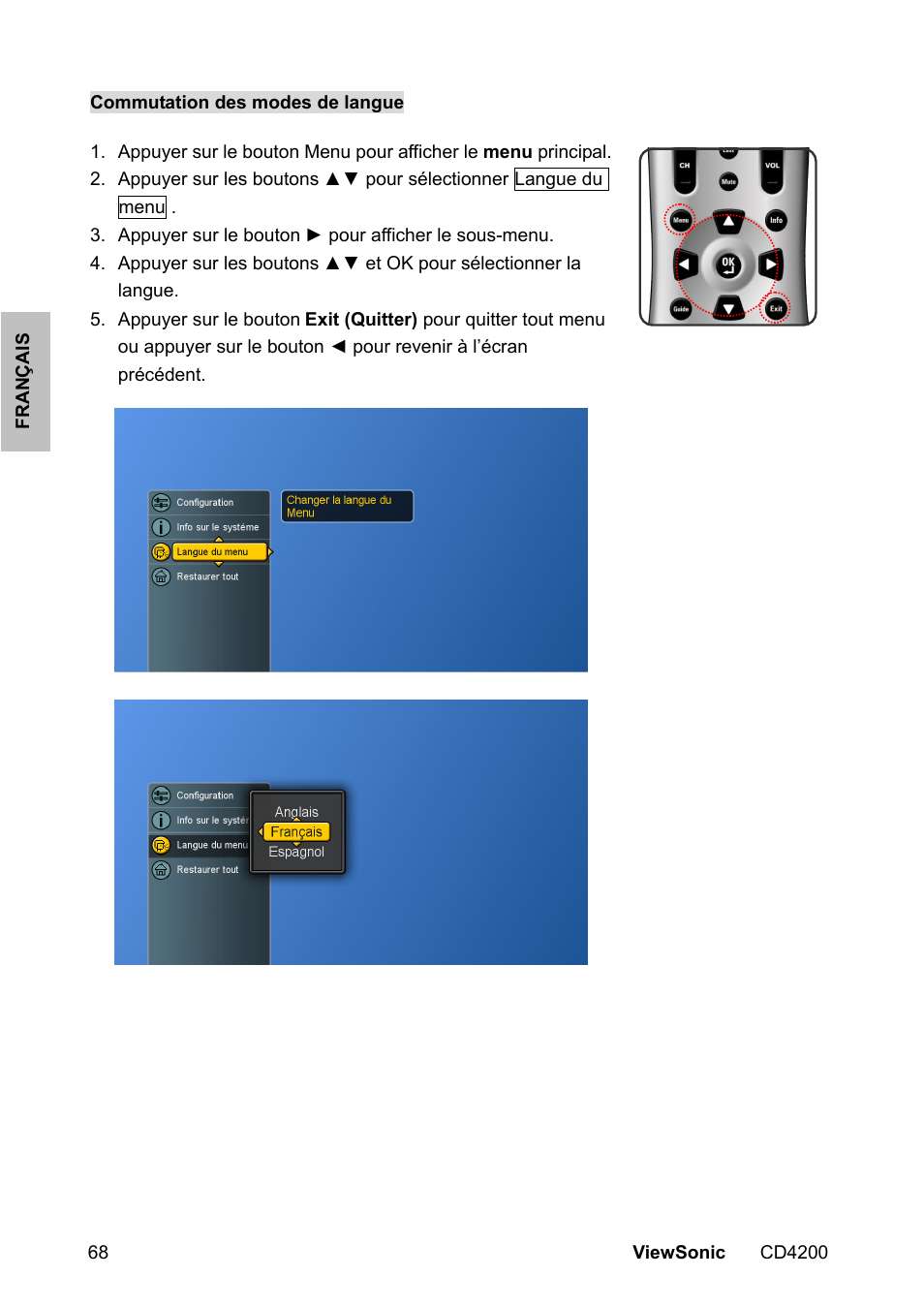 VIEWSONIC CD4200 User Manual | Page 75 / 149