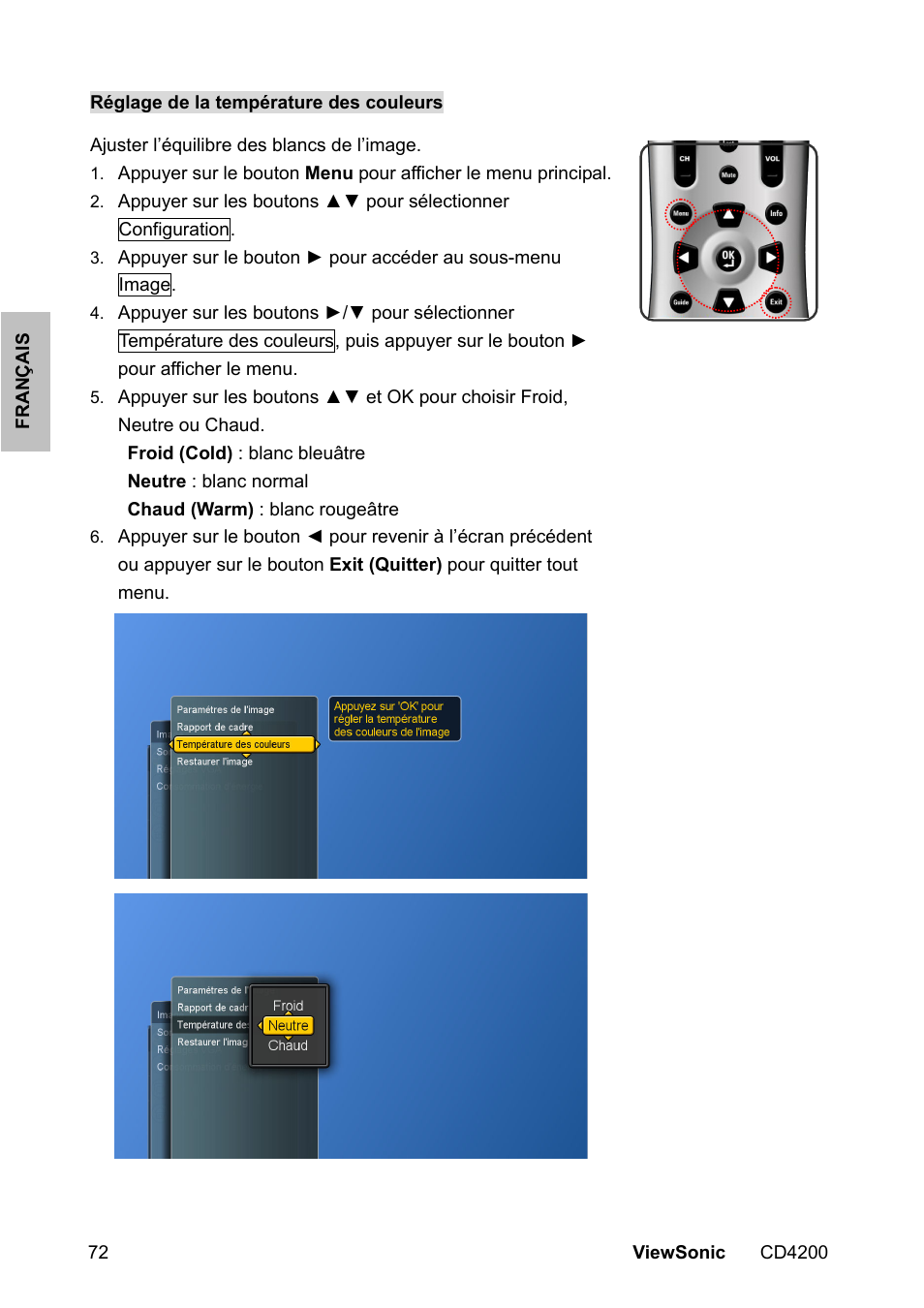 VIEWSONIC CD4200 User Manual | Page 79 / 149