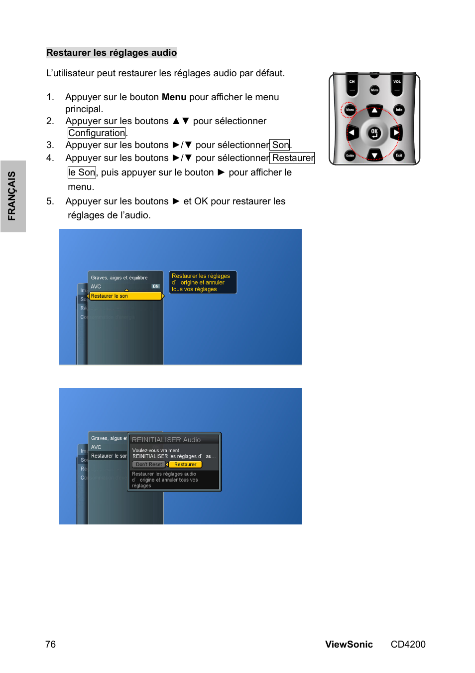 VIEWSONIC CD4200 User Manual | Page 83 / 149