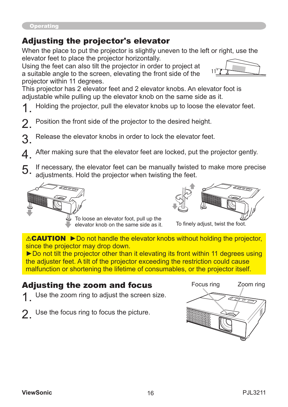 VIEWSONIC PJL3211 User Manual | Page 21 / 78