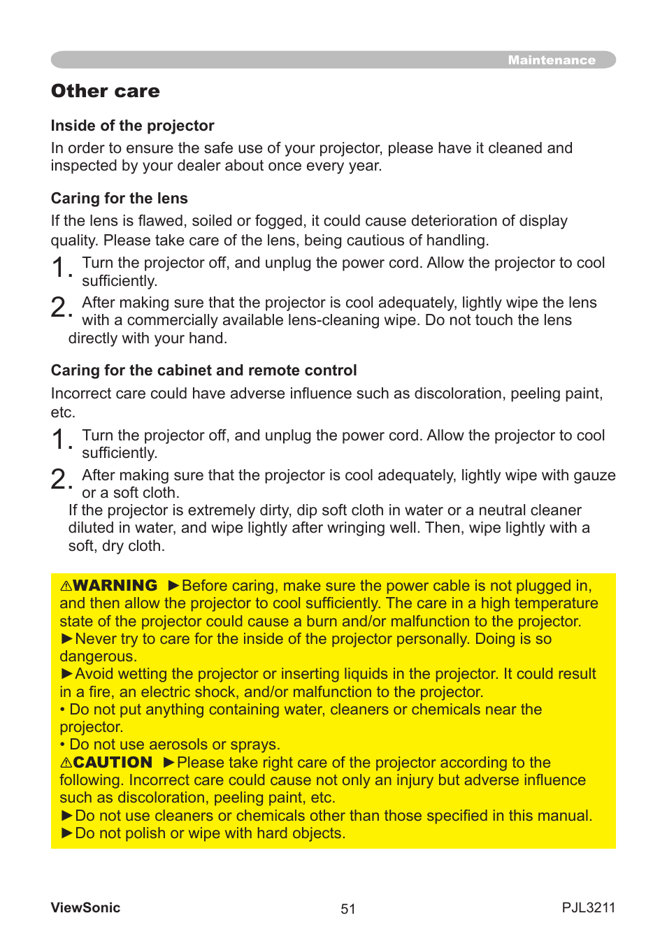VIEWSONIC PJL3211 User Manual | Page 56 / 78