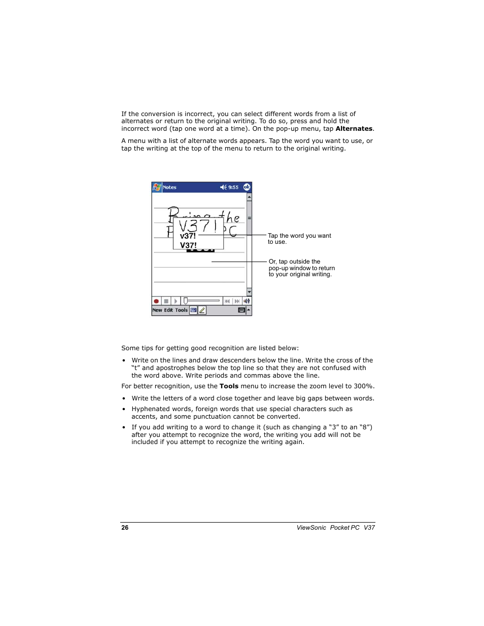 VIEWSONIC V 37 User Manual | Page 33 / 92