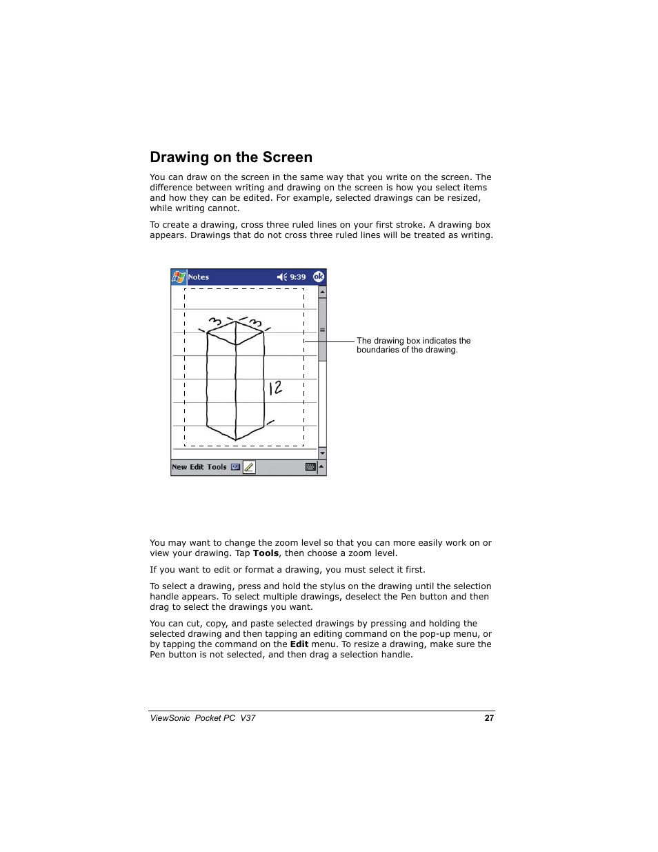 Udzlqj rq wkh 6fuhhq | VIEWSONIC V 37 User Manual | Page 34 / 92