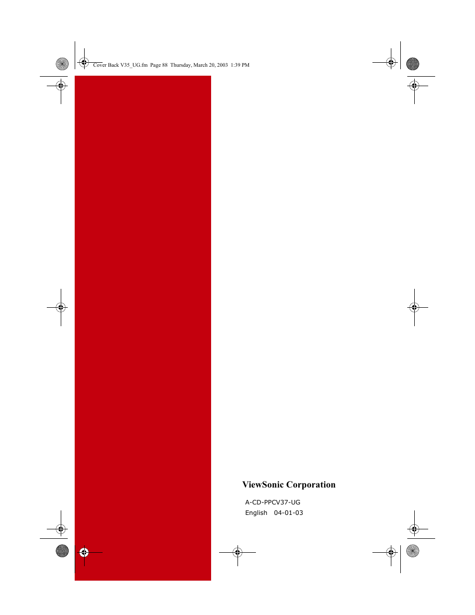 9lhz6rqlf &rusrudwlrq | VIEWSONIC V 37 User Manual | Page 92 / 92