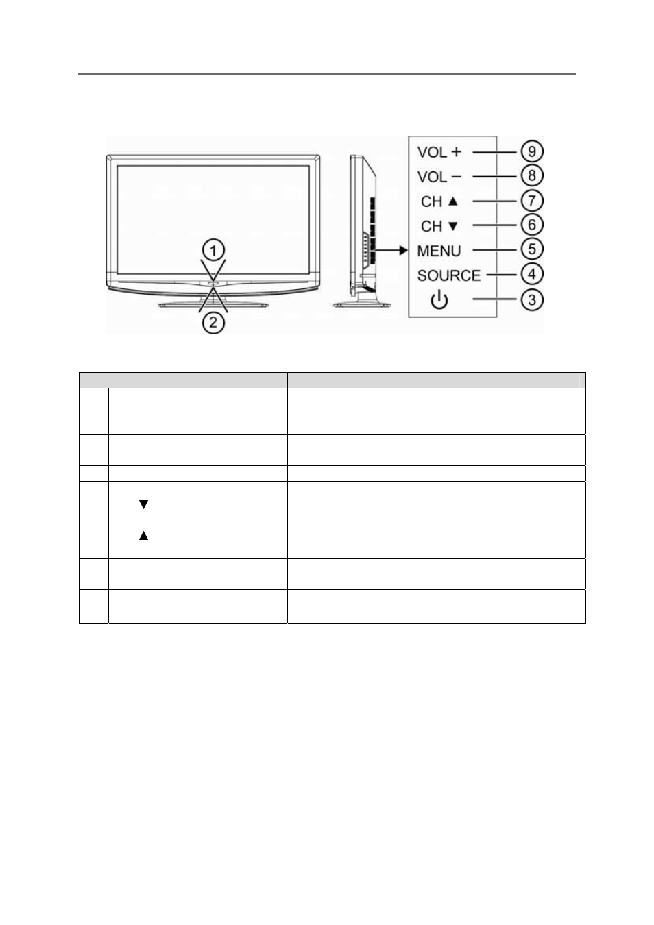 Front view of the product | VIEWSONIC VS12119-1M User Manual | Page 18 / 42