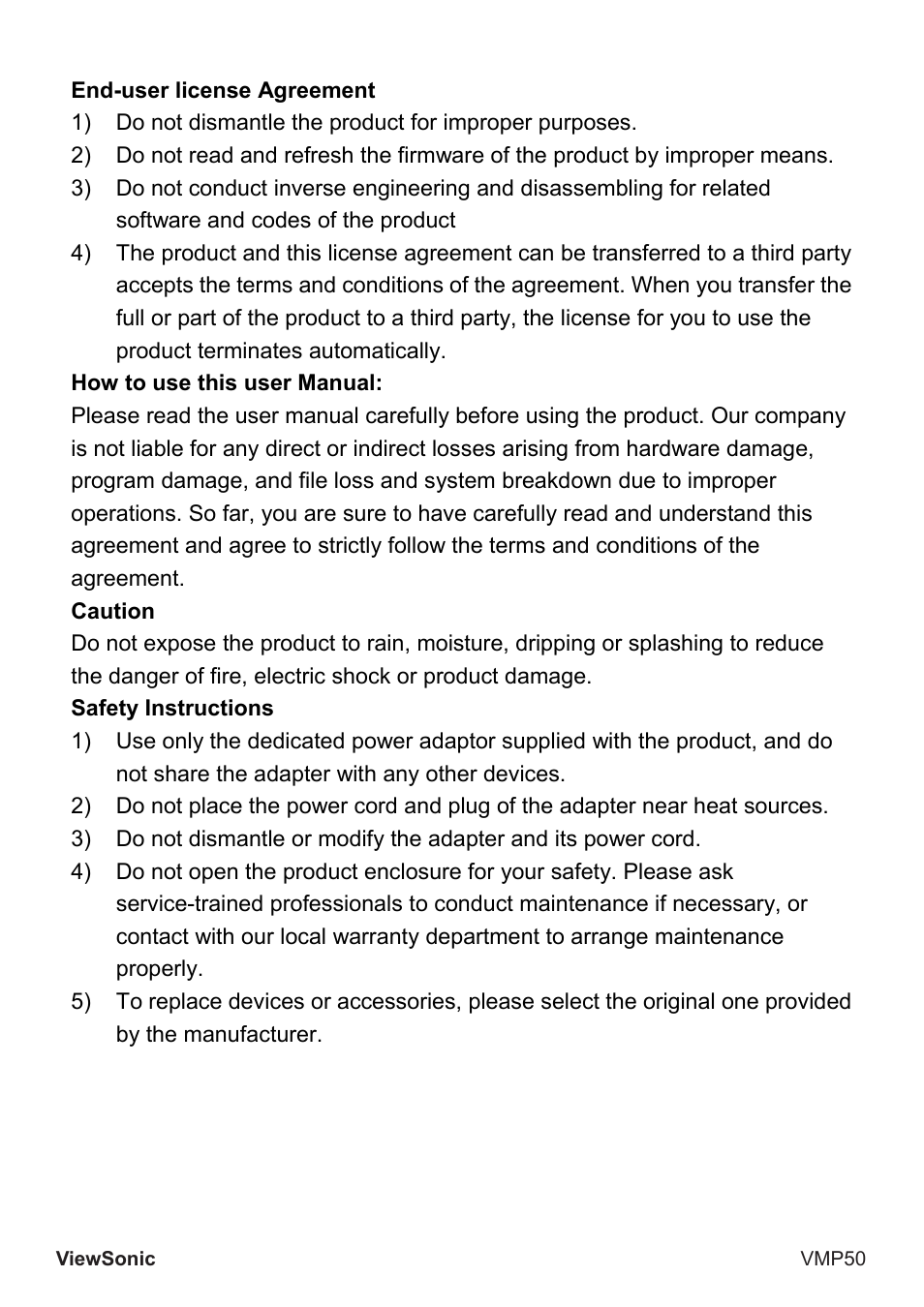 VIEWSONIC VS12765 User Manual | Page 6 / 20