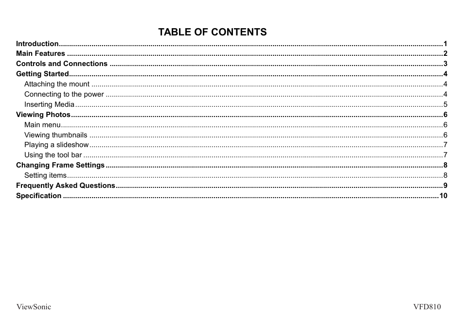 VIEWSONIC VS12978 User Manual | Page 6 / 22