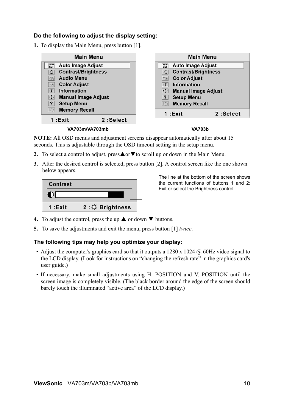 VIEWSONIC LCD Display VS11280 User Manual | Page 13 / 25