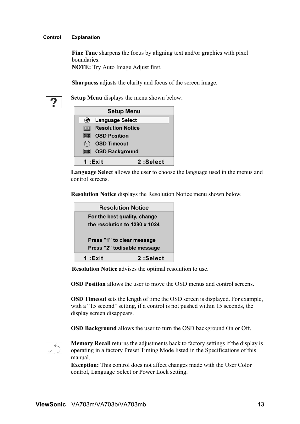 VIEWSONIC LCD Display VS11280 User Manual | Page 16 / 25