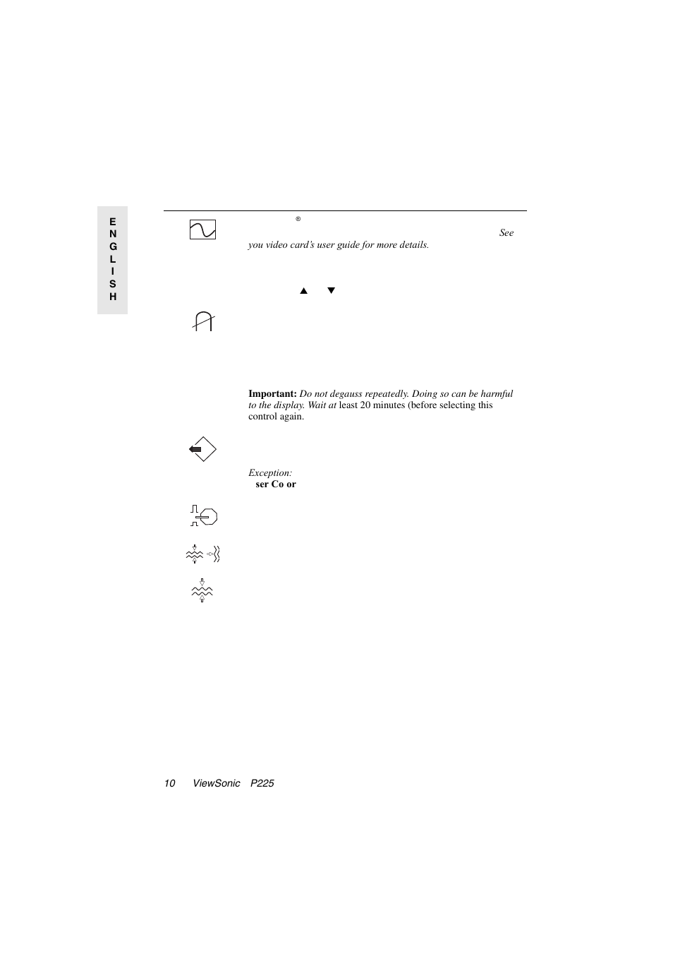 VIEWSONIC P225 User Manual | Page 11 / 20