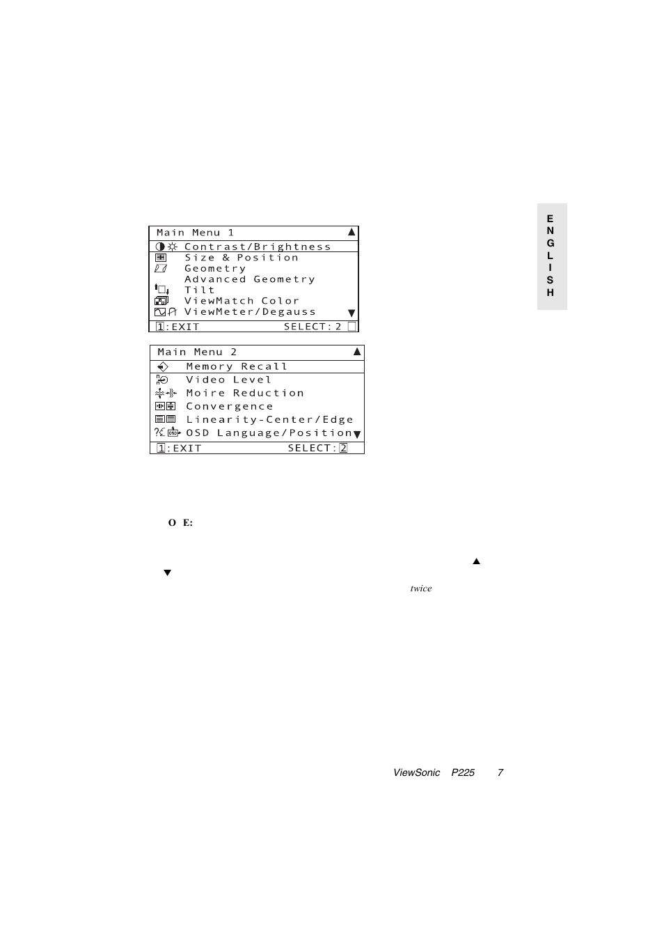 VIEWSONIC P225 User Manual | Page 8 / 20