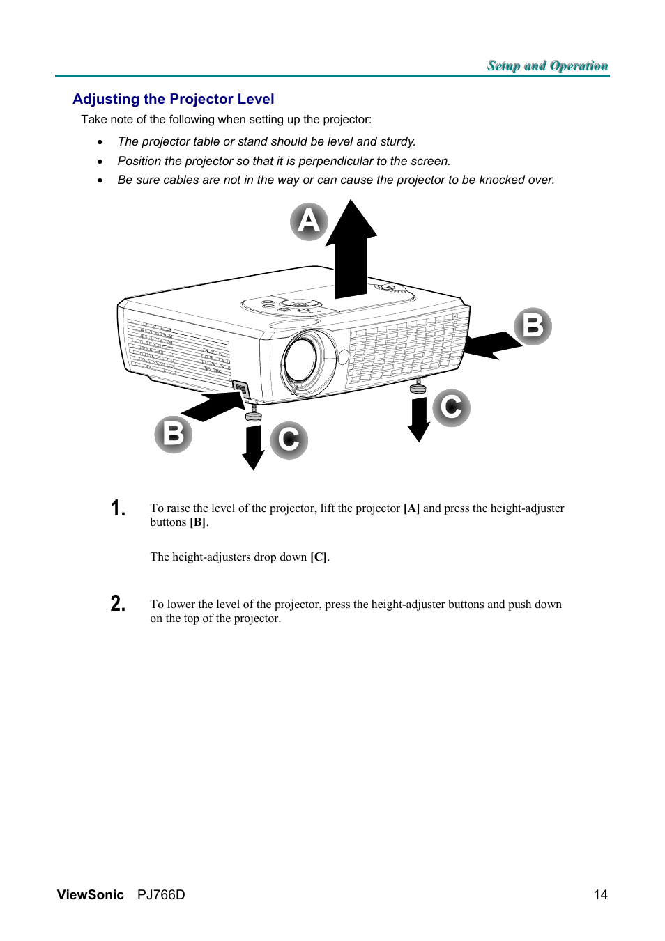 VIEWSONIC PJ766D-1 User Manual | Page 20 / 50