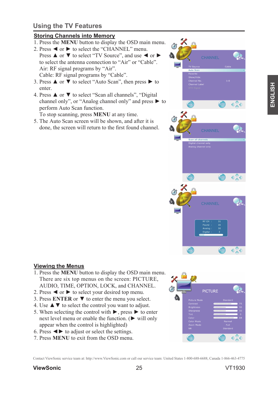 VIEWSONIC VS12115-3M User Manual | Page 30 / 47