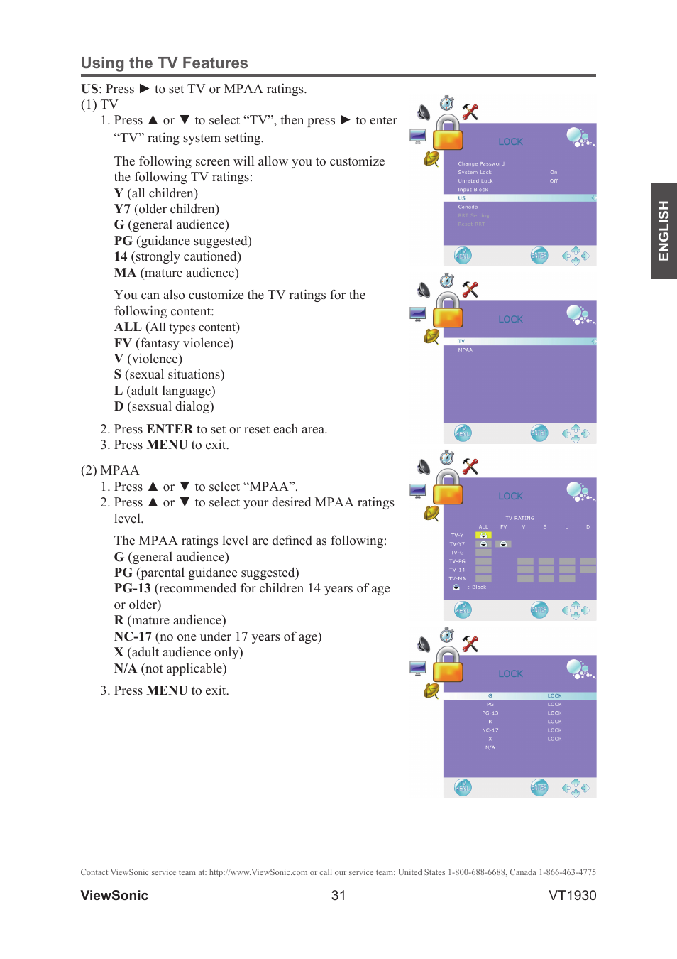 VIEWSONIC VS12115-3M User Manual | Page 36 / 47