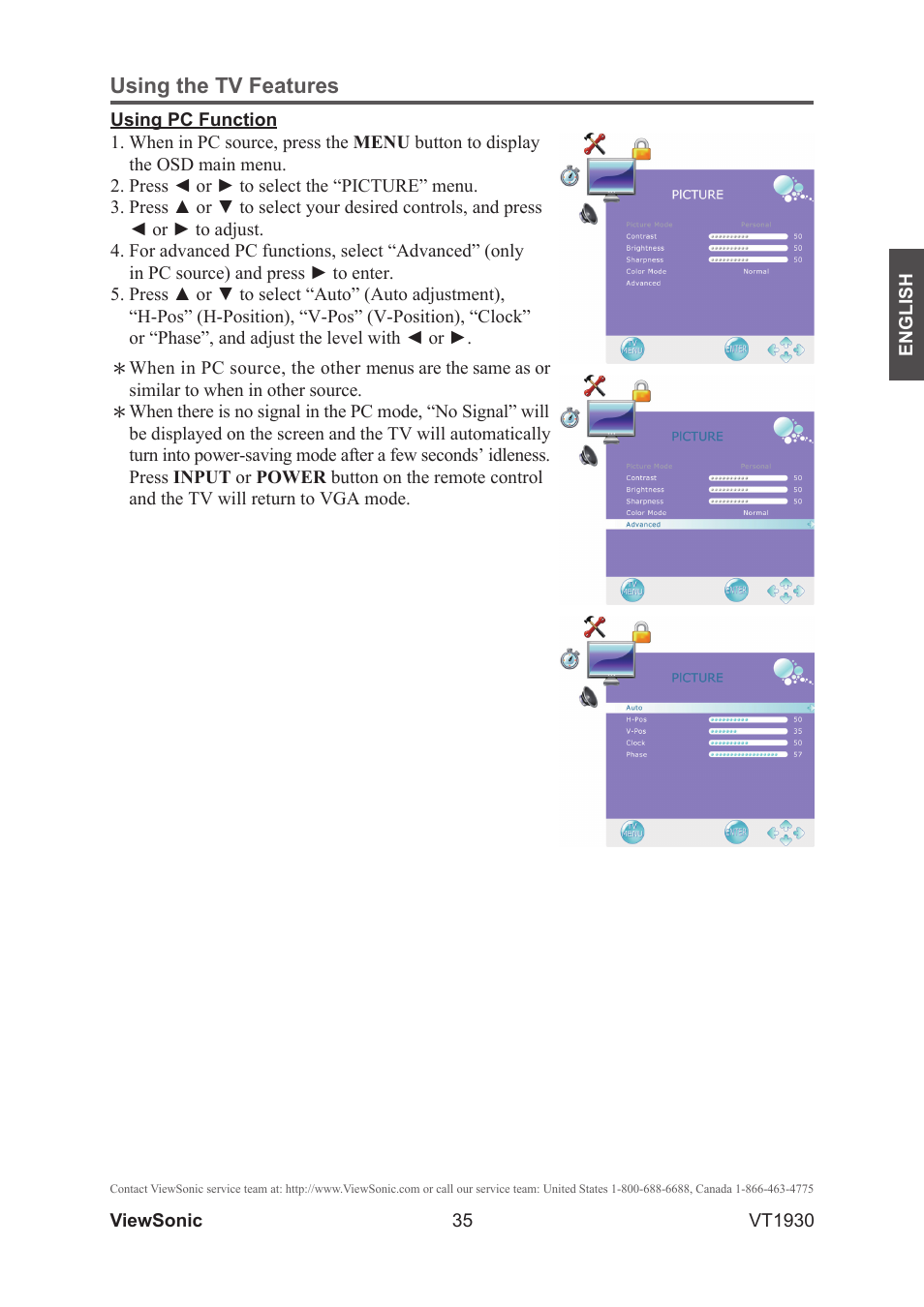 VIEWSONIC VS12115-3M User Manual | Page 40 / 47