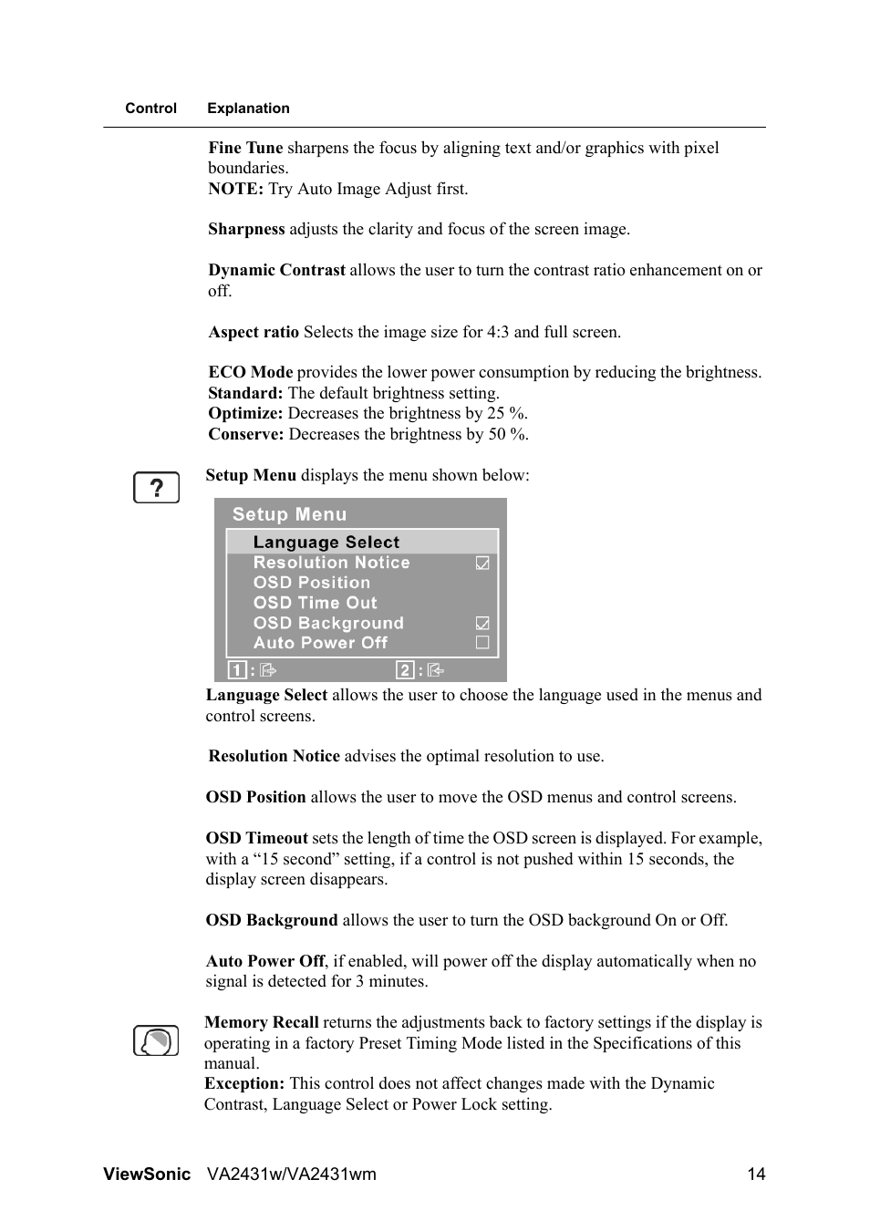 VIEWSONIC VS12996 User Manual | Page 17 / 26