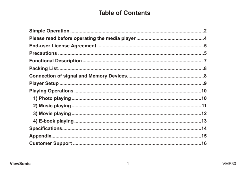 VIEWSONIC VS12770 User Manual | Page 6 / 25