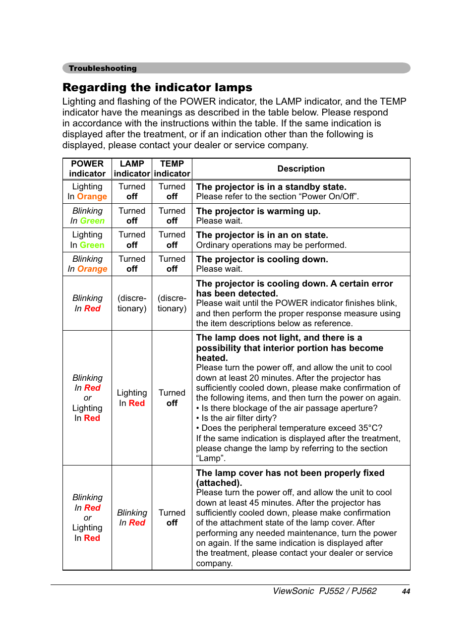 5hjduglqjwkhlqglfdwruodpsv | VIEWSONIC PJ552 User Manual | Page 48 / 56