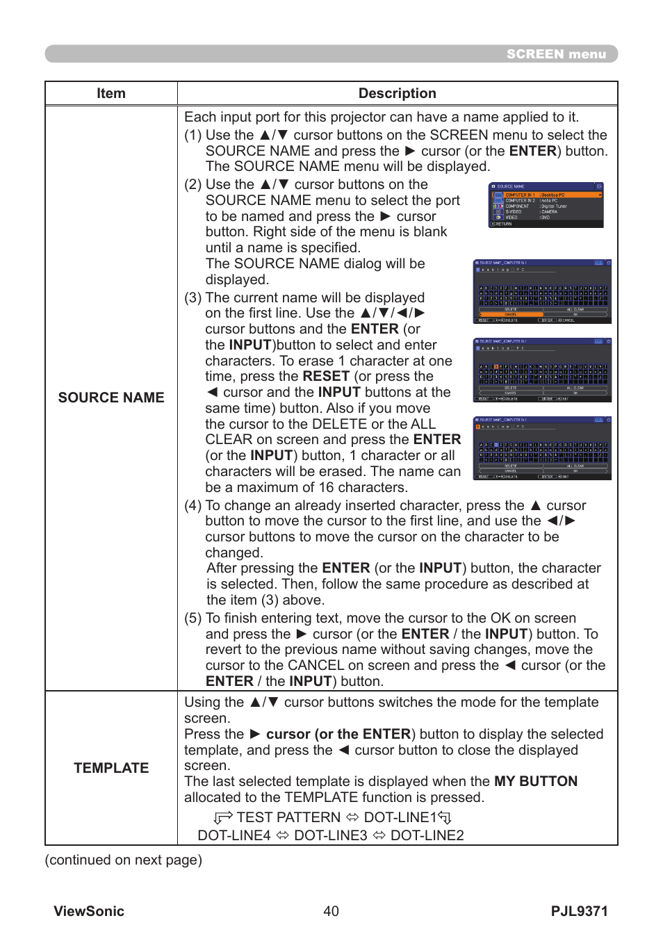 VIEWSONIC XGA LCD PROJECTOR pjl9371 User Manual | Page 45 / 89