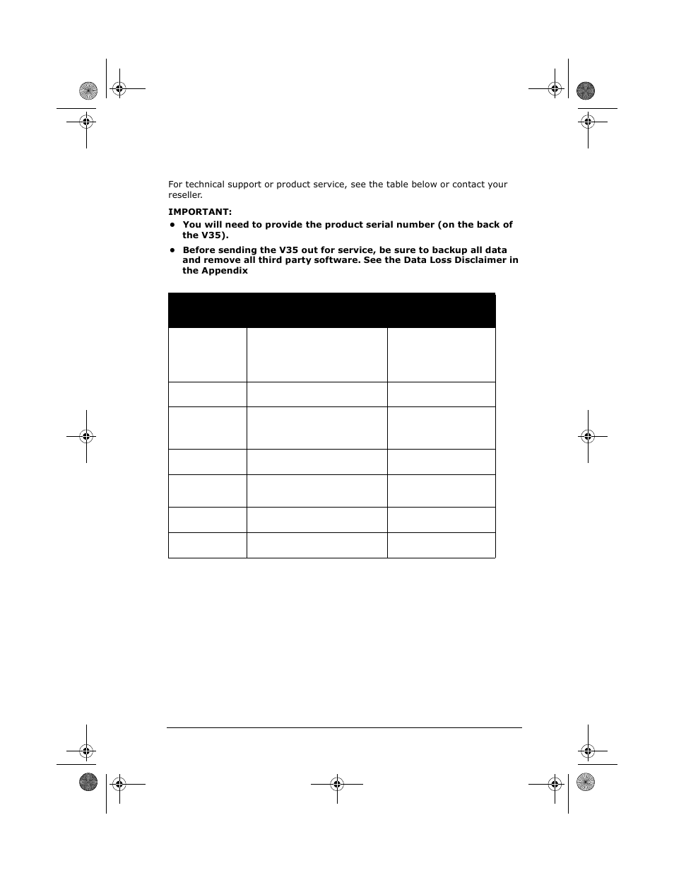 Customer support | VIEWSONIC V35 User Manual | Page 85 / 92