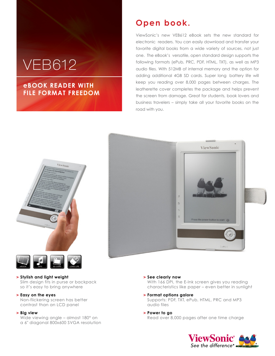 VIEWSONIC VEB612 User Manual | 2 pages
