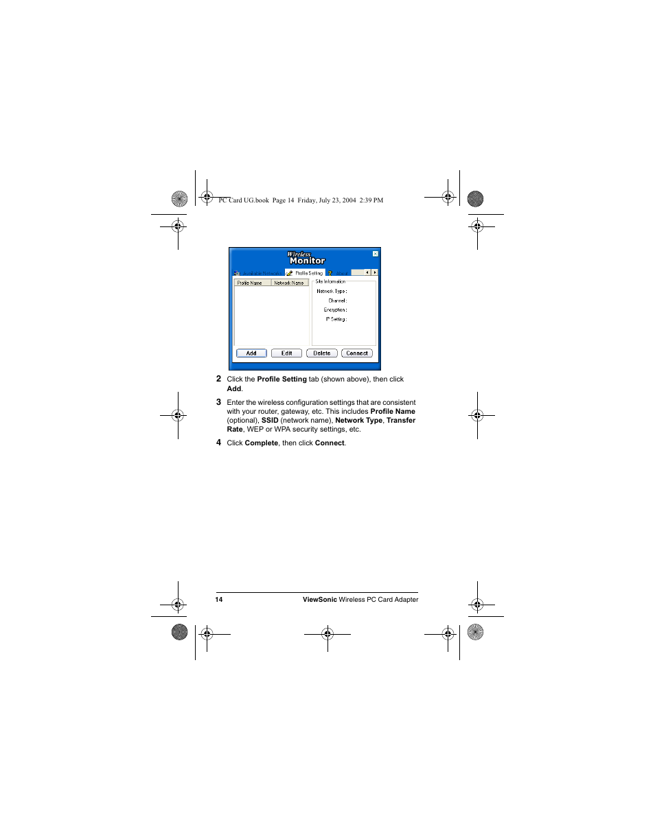 VIEWSONIC WPCC100 User Manual | Page 17 / 30