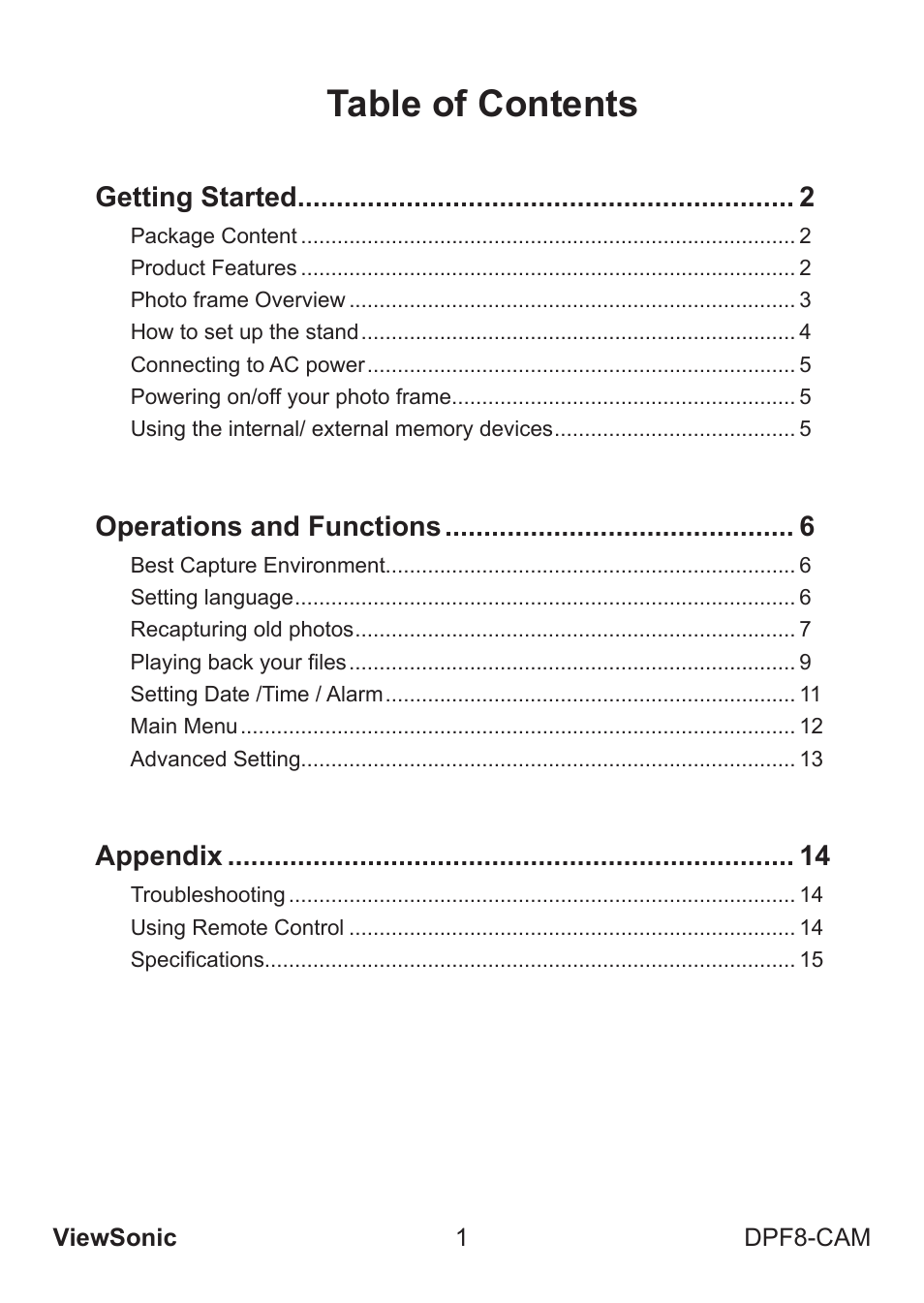 VIEWSONIC VS13784 User Manual | Page 6 / 26