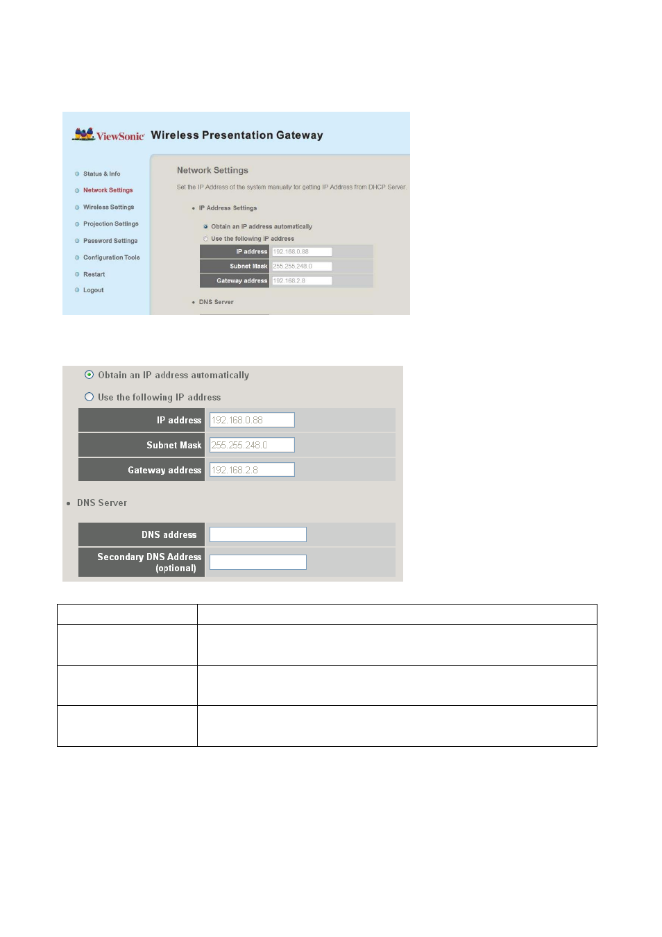 VIEWSONIC WPG-360 User Manual | Page 34 / 54
