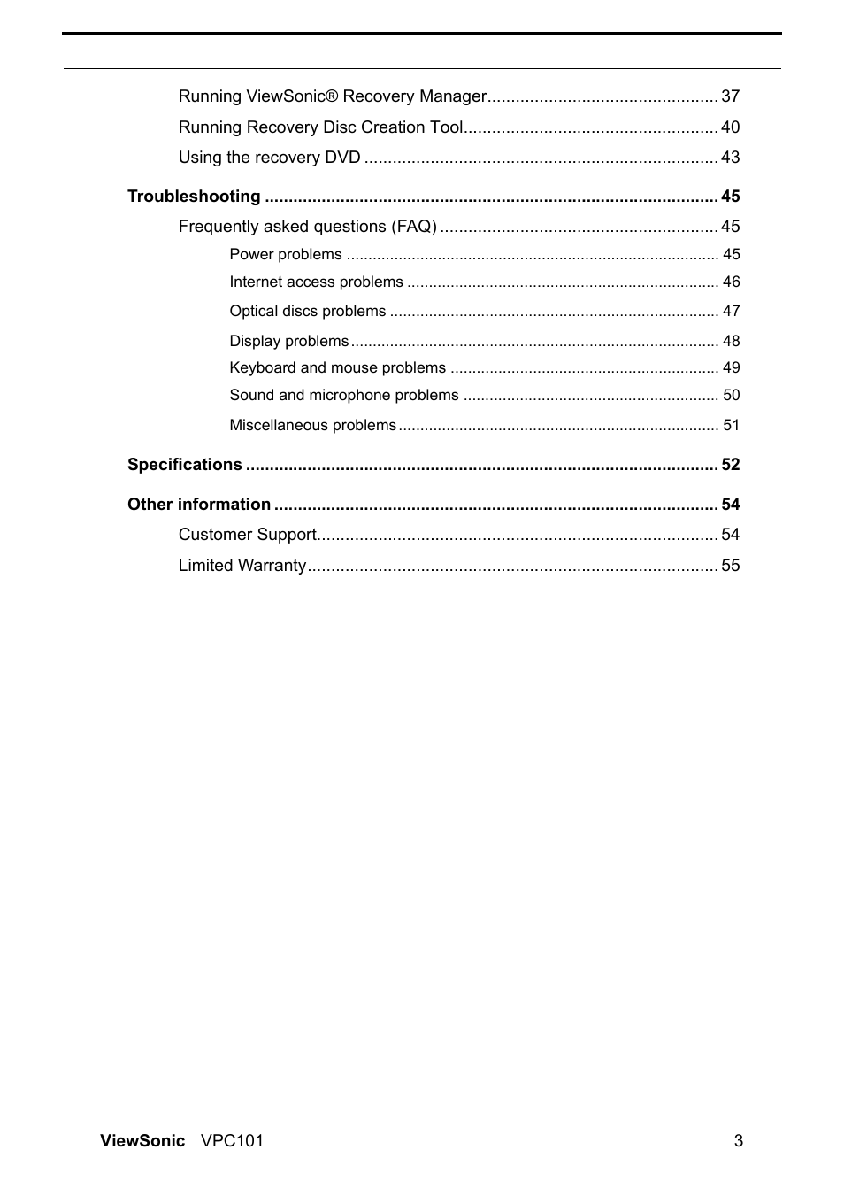 VIEWSONIC VS12602 User Manual | Page 10 / 64