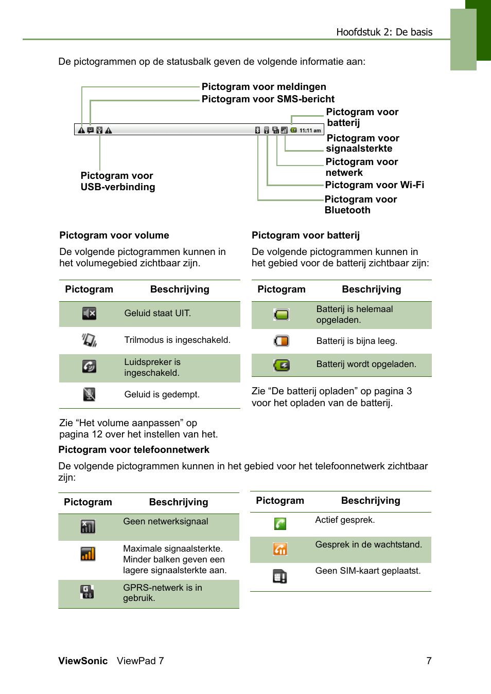 VIEWSONIC ViewPad 7 VS13761 User Manual | Page 18 / 69