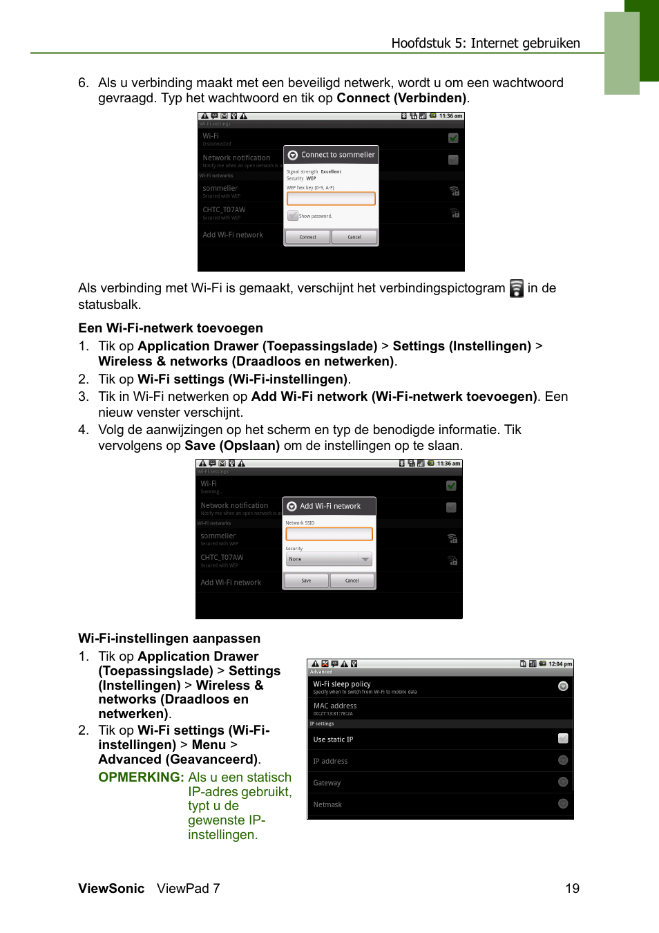 VIEWSONIC ViewPad 7 VS13761 User Manual | Page 30 / 69