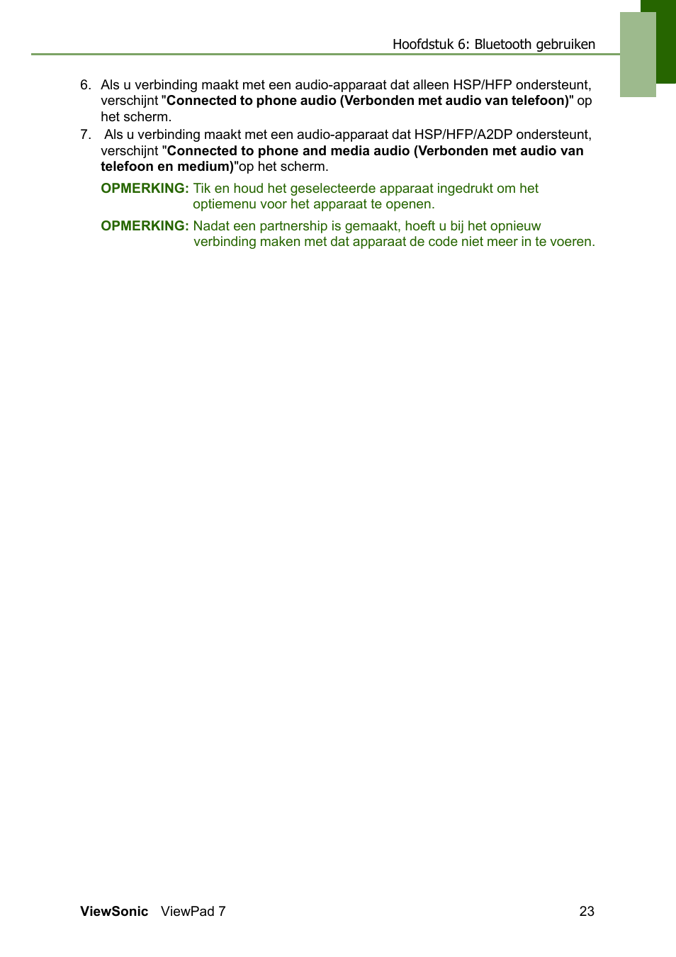 VIEWSONIC ViewPad 7 VS13761 User Manual | Page 34 / 69