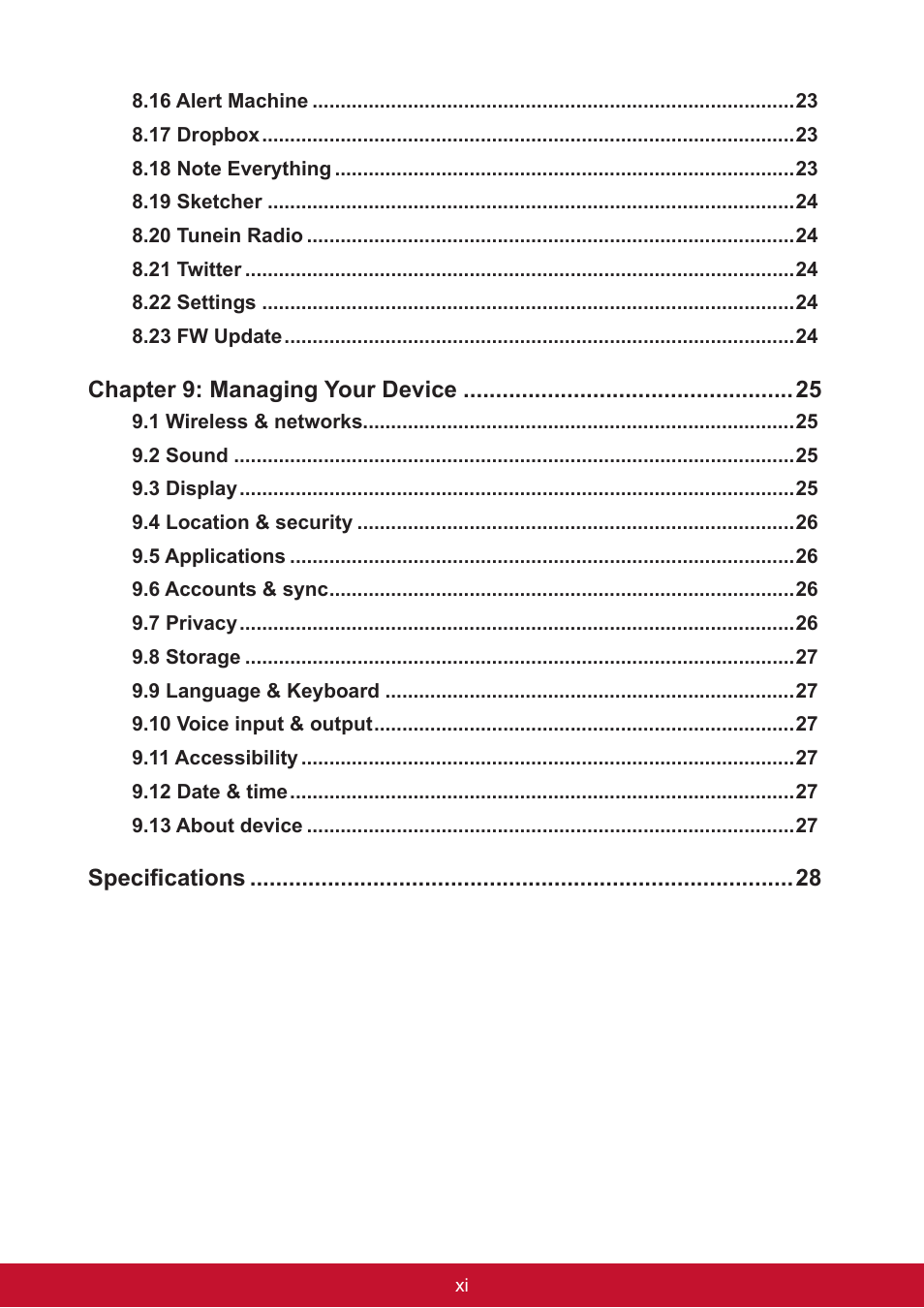 VIEWSONIC ViewPad 7e VS14359 User Manual | Page 12 / 44