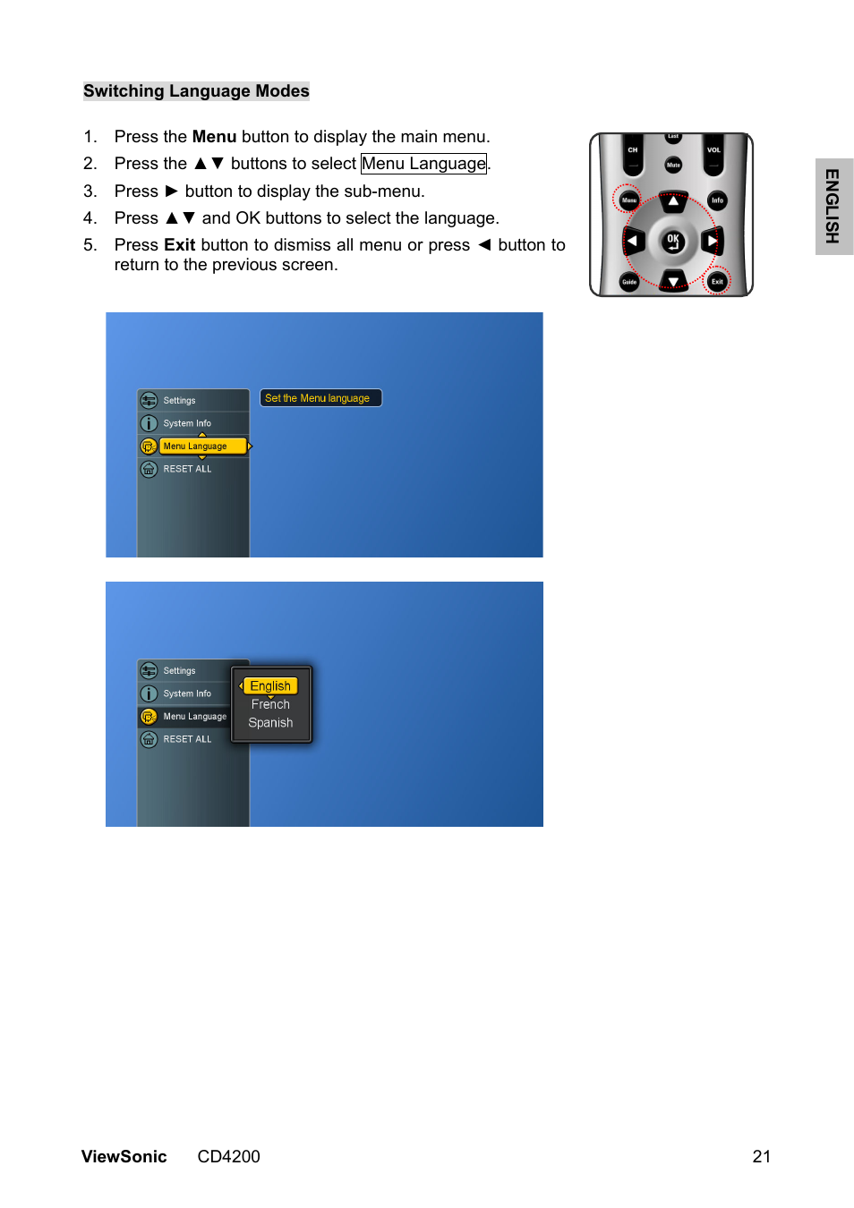 VIEWSONIC VS11778 User Manual | Page 28 / 149