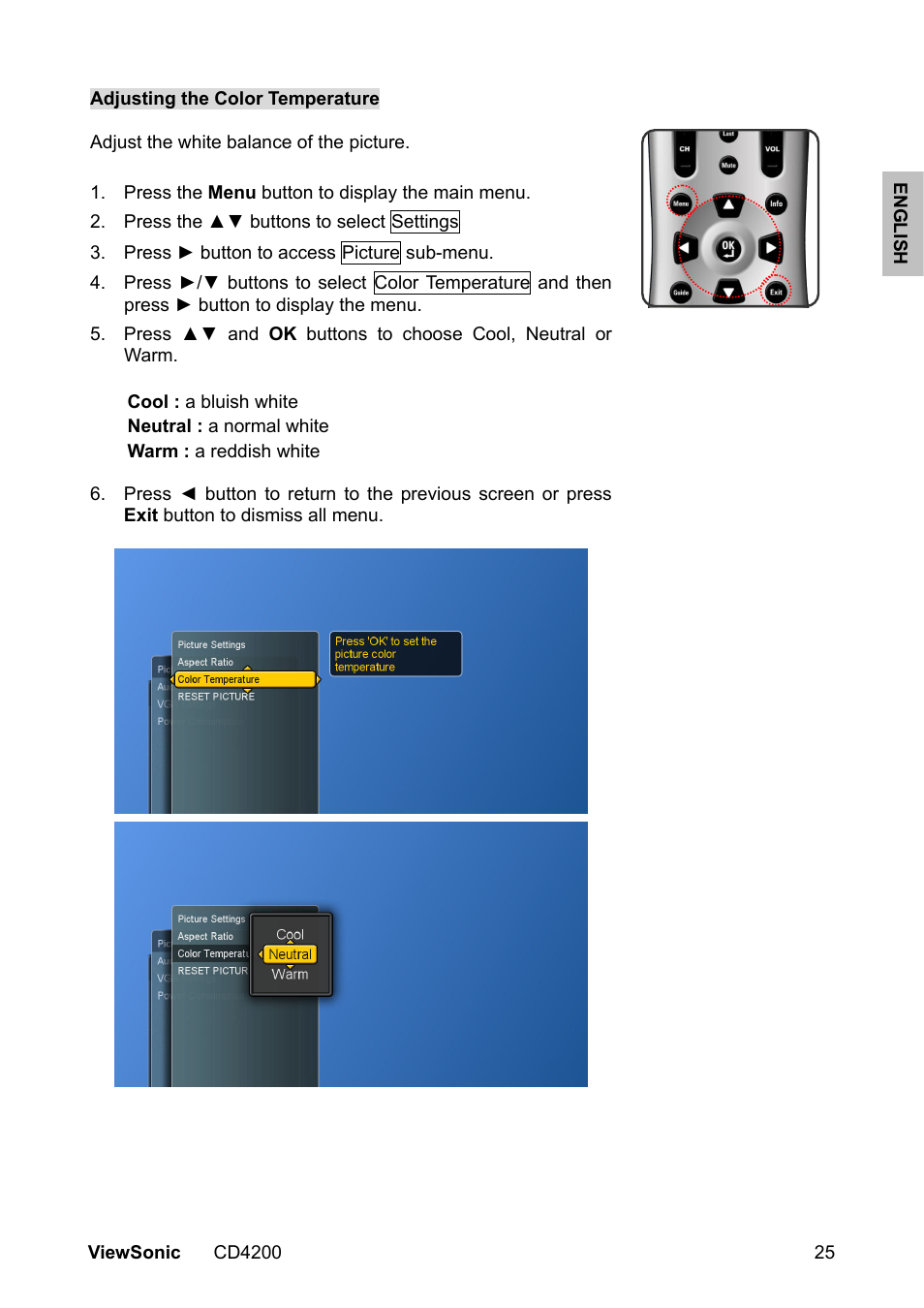 VIEWSONIC VS11778 User Manual | Page 32 / 149