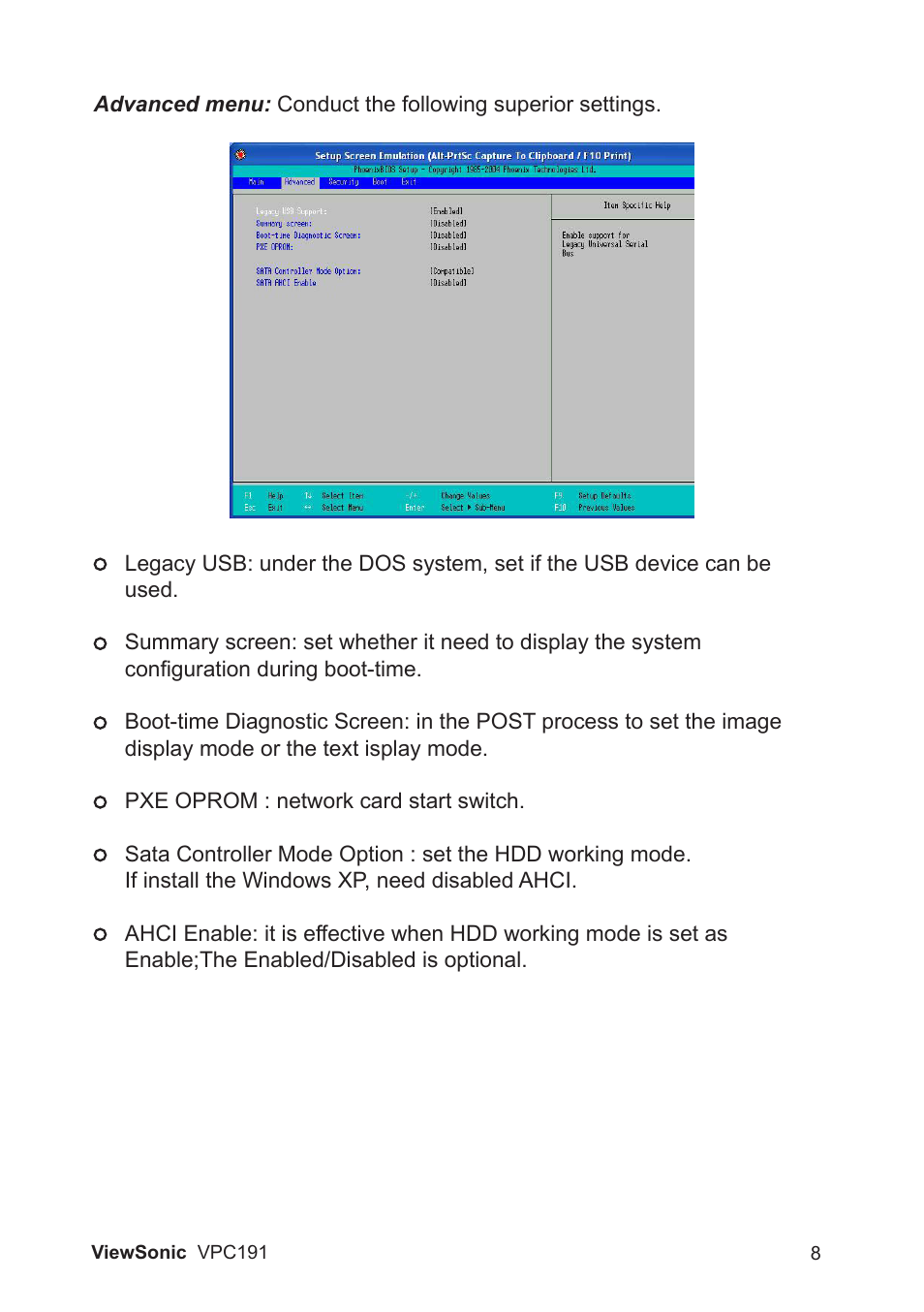 VIEWSONIC VPC191 VS13727 User Manual | Page 13 / 19