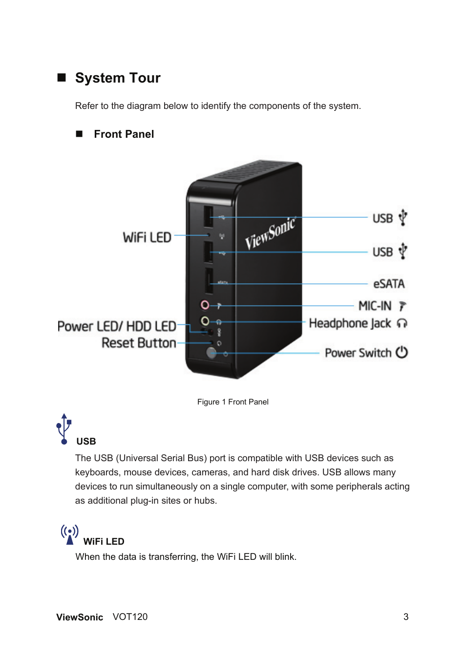 System tour | VIEWSONIC VOT120 PC Mini VS12869 User Manual | Page 11 / 38