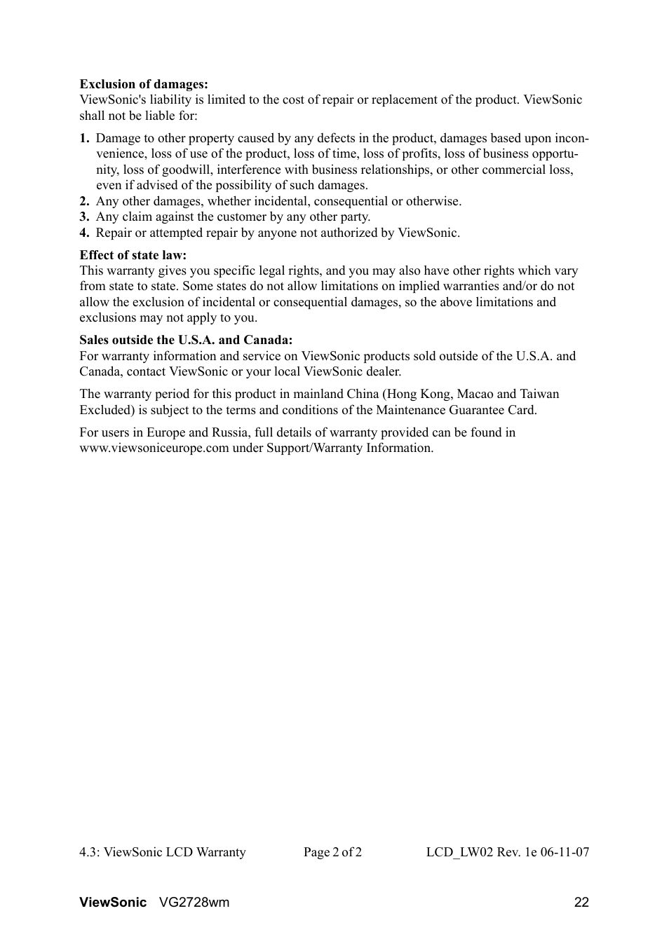 VIEWSONIC VS12844 User Manual | Page 24 / 27