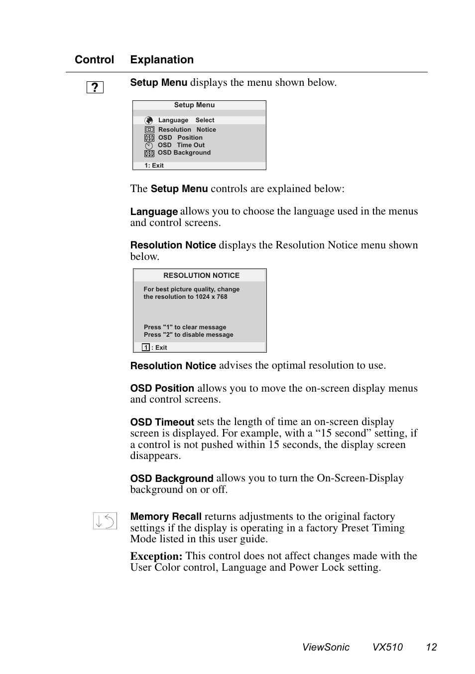 VIEWSONIC VX510 User Manual | Page 13 / 21
