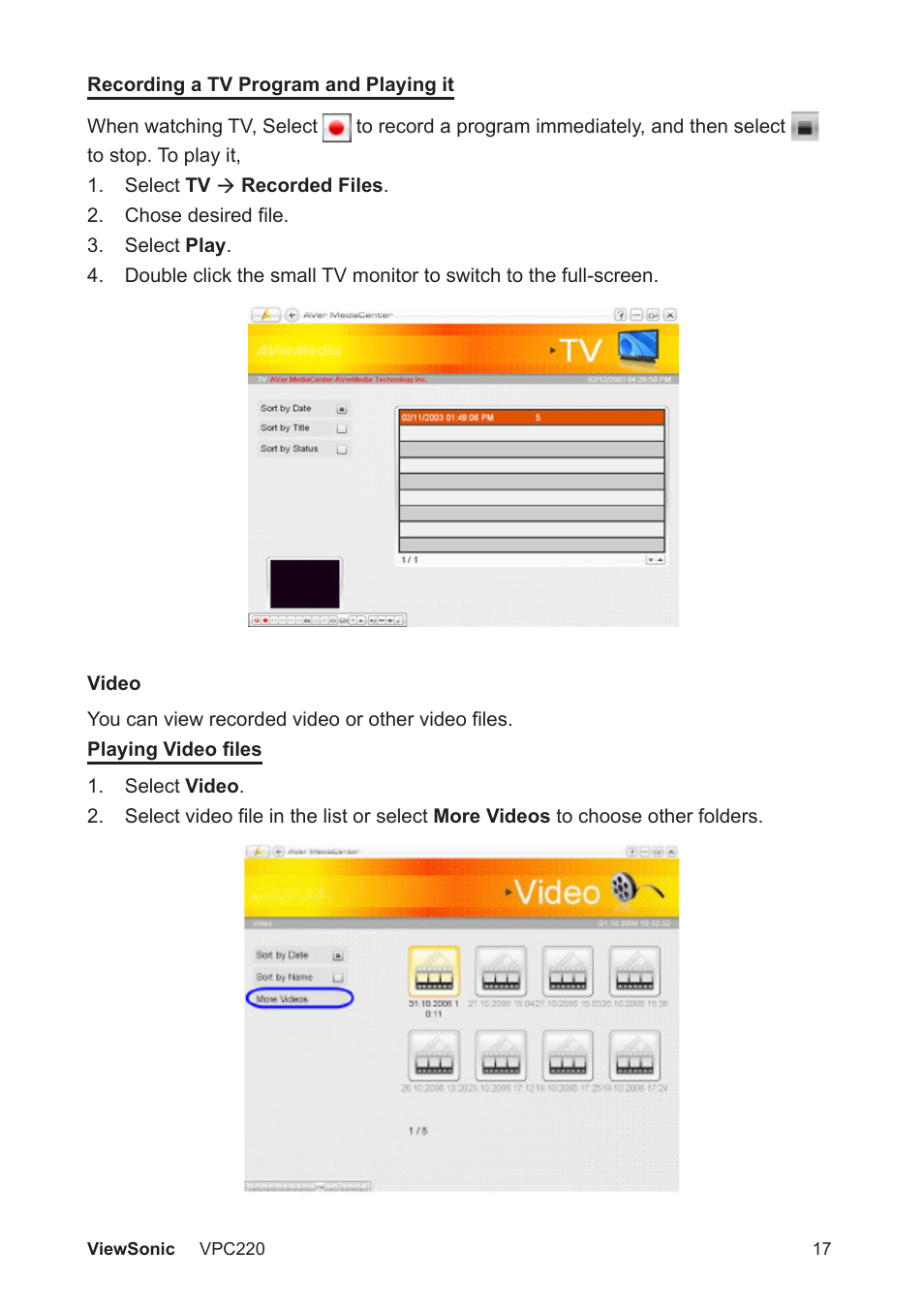 VIEWSONIC VS13426 User Manual | Page 24 / 59