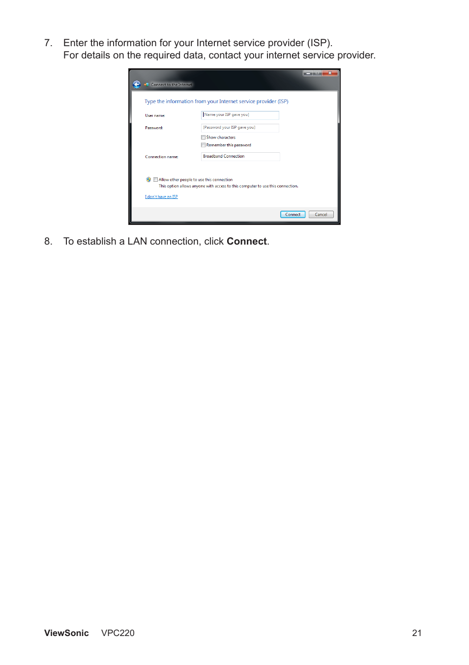 VIEWSONIC VS13426 User Manual | Page 28 / 59
