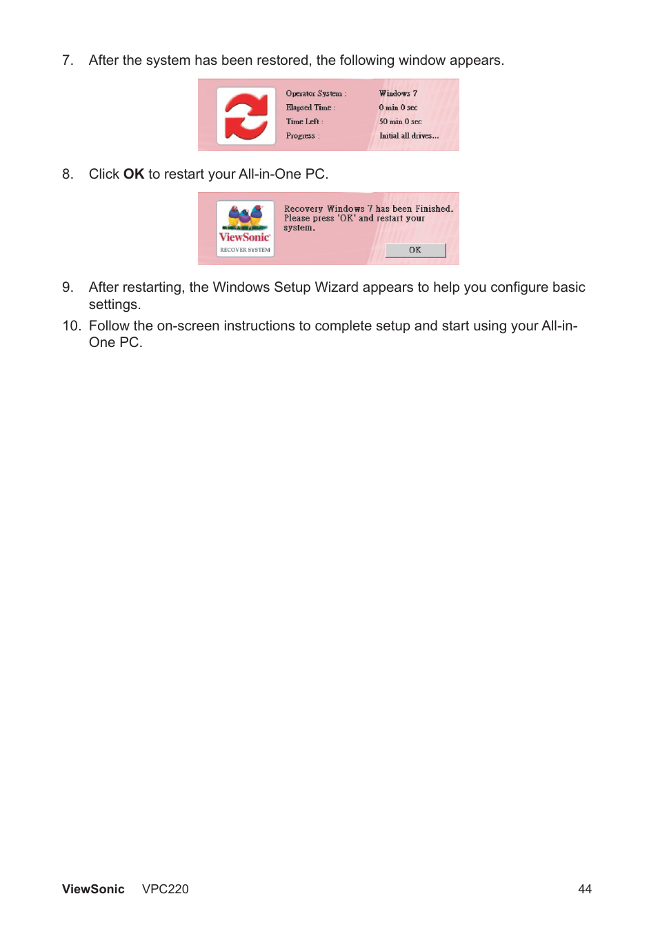 VIEWSONIC VS13426 User Manual | Page 51 / 59