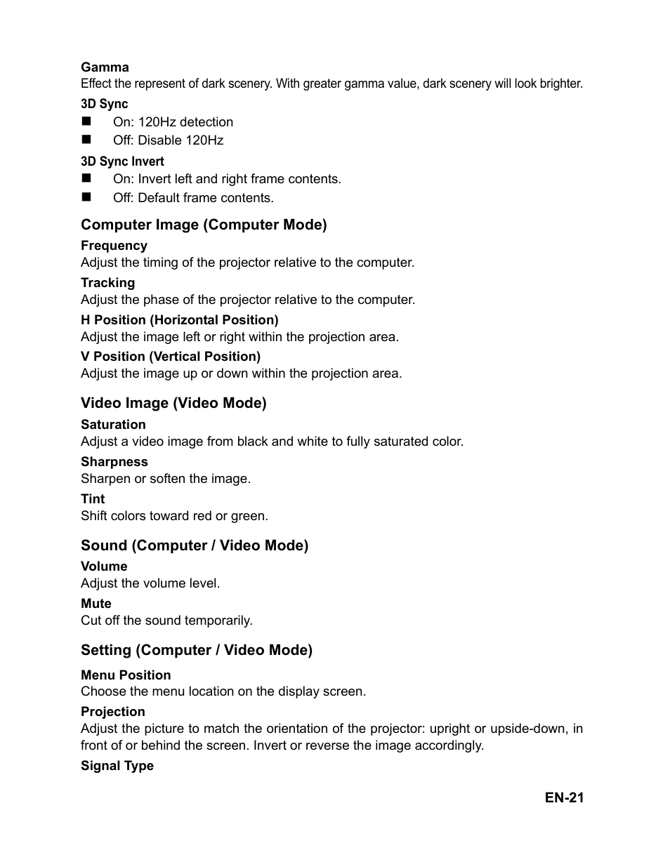 VIEWSONIC PJD6212 User Manual | Page 24 / 43
