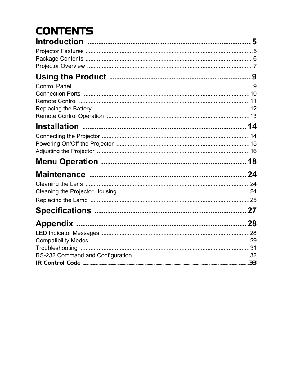 VIEWSONIC PJD6212 User Manual | Page 3 / 43